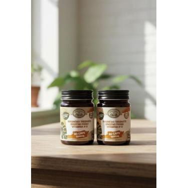 Imagem de Kit 2 Magnésio Treonato 500mg Ginseng Panax 100mg Vitamina B12 1000mg 