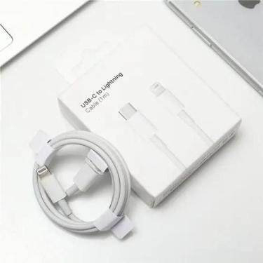 Imagem de Cabo USBC 1 Metro Turbo Lightning Branco Compatível com iPhone11,12,13