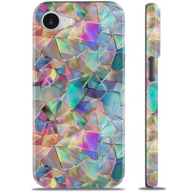 Imagem de MERRO Capa para iPhone 16e - Compatível com carregamento sem fio - Capa rígida de camada dupla e capa de silicone - Capa protetora para celular com lindos designs de flores silvestres para mulheres