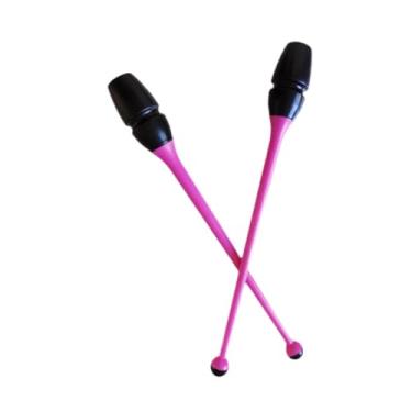 Imagem de Aymzbd Bastões de ginástica rítmica conectáveis, acessórios de dança, equipamentos de treinamento de ginástica, Rosa