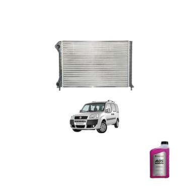 Imagem de Kit Radiador Doblô Com Ar + Aditivo Radiador A05 Pronto Uso Black Prime