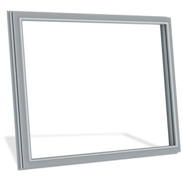 Imagem de Gaxeta de porta de geladeira WPW10443311 atualizada para a porta do freezer compatível com Crosley, Kenmore, Kitchen Aid, Maytag, Whirlpool Freezer Door Seal Cinza