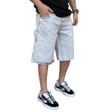 Imagem de Bermuda Brack Jeans Baggy Carpenter Cinza-Masculino