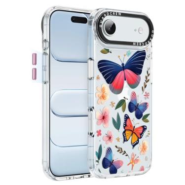 Imagem de GuardCrew Capa para iPhone Air, [proteção contra quedas de grau militar de 3,5 m à prova de colisão] [antiamarelamento e anti-descasca] Capa de telefone fina transparente à prova de choque TPU para