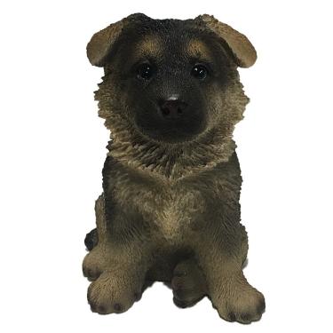 Imagem de Estátua de filhote de pastor alemão sentado Hi-Line Gift Ltd