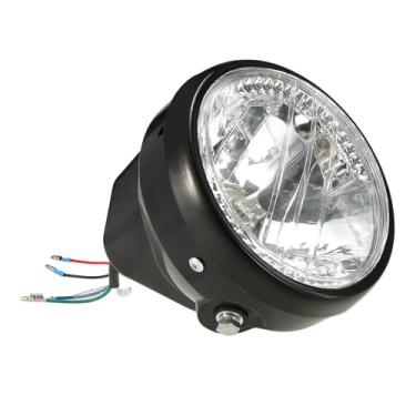 Imagem de Farol de Moto Redondo LED 7 com Indicadores Sinal Universal Super Brilhante Instalação Fácil Longa Vida Útil