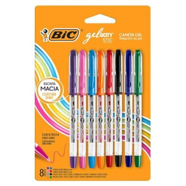 Imagem de Caneta gel Gelocity Stic 0.5mm com 8 unidades - Bic