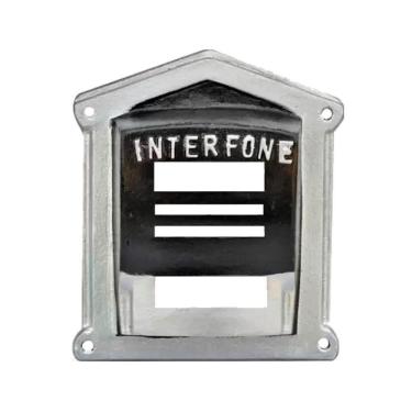 Imagem de Protetor Interfone Caixa Em Alumínio Fundido N02 Prata
