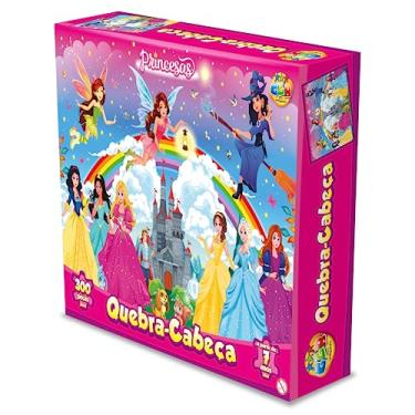 Imagem de GGB Plast Quebra Cabeça Infantil 300 Peças Princesas