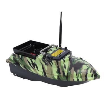 Imagem de Generic Barco de Pesca RC, Barco Localizador de Peixes RC 500m Motores Duplos de Controle Remoto para Lagos (Camuflar)