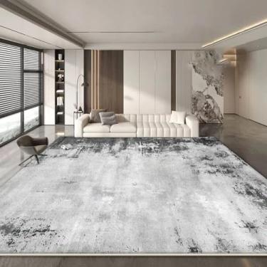 Imagem de Tapete abstrato grande para sala de estar, decoração minimalista, tapete macio para quarto, sala de estar, tapete dobrável para chão (160 x 200 cm / CX010-Flannel-7)