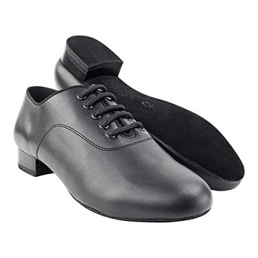 Imagem de Very Fine Sapatos masculinos de dança social Perseus Ballroom Waltz Salsa Latin Tango Swing Social Dance, Legacy Black, 10.5