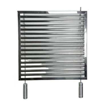 Imagem de Grelha Churrasqueira，AçO InoxidáVel，Capacidade de Carga DuráVel e Resistente，Adequado para Acampamentos em FamíLia, Churrascos e Outras Atividades ao ar Livre(55x50)