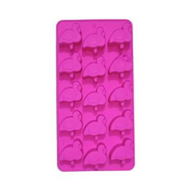 Imagem de Forma De Gelo De Silicone Em Forma De Cacto Havaiano, Abacaxi E Flamin