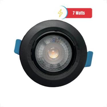 Imagem de Kits Luminária Led Spot 5w 7w 10w Quadrado Redondo Embutir Branco Frio