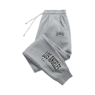 Imagem de Calças De Moletom Unissex De Alta Qualidade Com Cintura Elástica, Casu