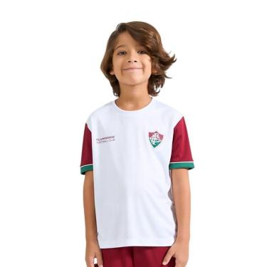 Imagem de Camisa Braziline Fluminense Mistura Infantil - Branco 6-Unissex