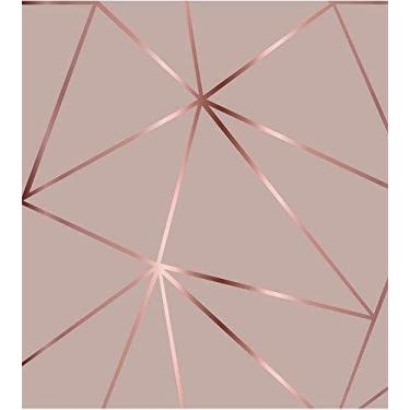 Imagem de Papel De Parede Autocolante Zara Rose Gold Sala Quarto Escritório Dive