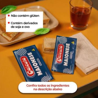 Imagem de Maionese Tradicional em Sachê Calcutá 1 Caixa Fechada com 144 Unidade 