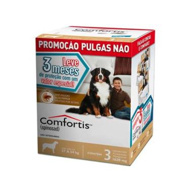 Imagem de Antipulgas Comfortis 1620mg 1 Compr - Elanco - 3 Unidades