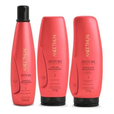 Imagem de Kit Aneethun Restore system ( 3 produtos )