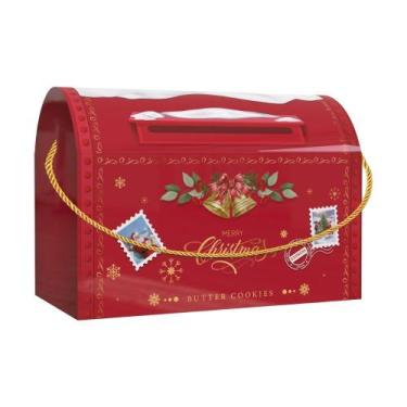 Imagem de Cesta De Natal Kit Natalino Santa Claus Box Santa Edwiges - 2166, 1
