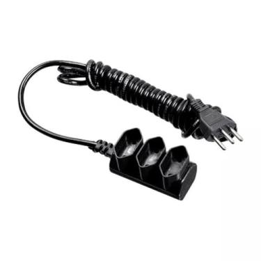 Imagem de Extensão Elétrica 3 Pinos 10A 10 Metros Bivolt 110/220V Antichamas com 3 Entradas Prolongador de Tomada Inmetro Certificada