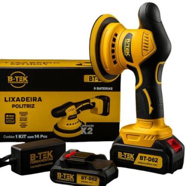 Imagem de Politriz 2 Bateria 1000w Lixadeira Roto Orbital 5000 Rpm - RR CASA E C