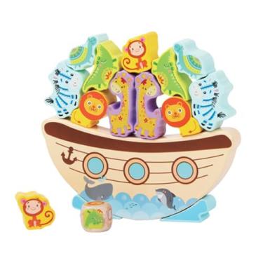 Imagem de Polibrinq Brinquedo Educativo Balanca Barco Montessori Madeira