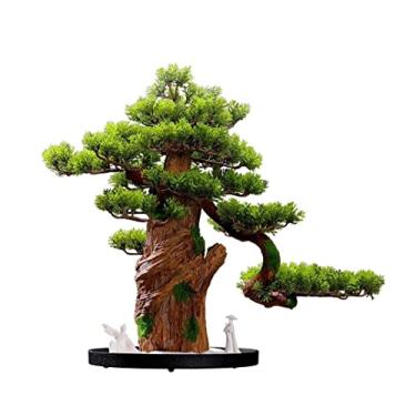Imagem de Plantas falsas, plantas artificiais, pinheiros, bem-vindas, árvores artificiais, decoração de casa, bonsai, vaso de árvore, enfeite de vaso falso para decoração de quarto, jardim, plantas artificiais