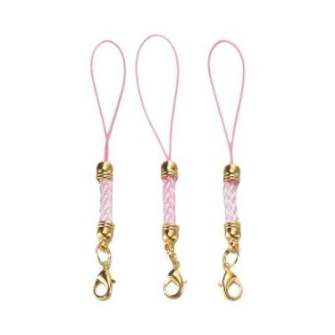 Imagem de Corda Para Chaveiro DIY Com Fecho Lagosta, Argolas De Ligação, Cordão 