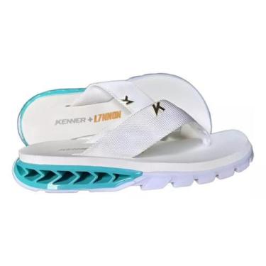 Imagem de Sandália Masculino Raka Cores Variadas - Kener, Branco, Verde água, 42