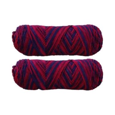 Imagem de Fio De Algodão Leite Colorido De 5 Fios Tingido Para Suéter De Bebê, 2