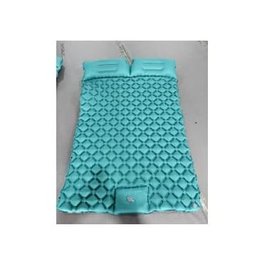 Imagem de Colchão Inflável Automático De Casal Sleeping Pad Ar Externo Portátil De Acampamento impermeável(verde claro 190 * 120 * 5 Cm)