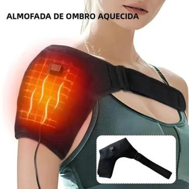Imagem de Cinta Térmica Elétrica Para Ombro Com Massagem Para Fitness E Aquecime