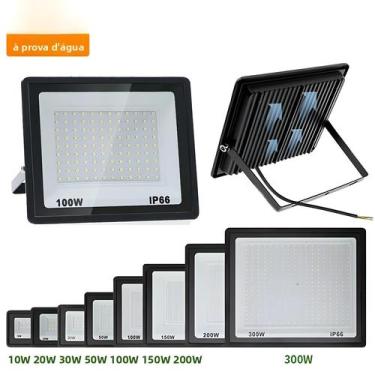 Imagem de Holofote LED À Prova d'Água 10W 20W 30W 50W 100W Para Jardim E Parede 