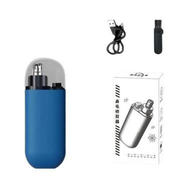 Imagem de Aparador De Pelos Do Nariz Recarregável Para Homens Com Bateria Embuti