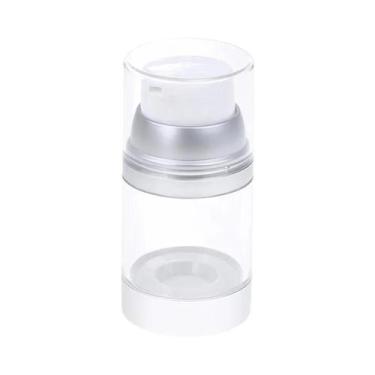 Imagem de Frasco Portátil Transparente Com Bomba Airless 100/120/150ML Recarregá