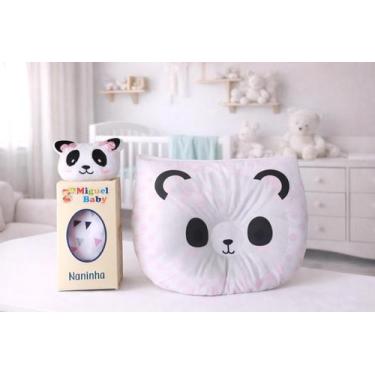 Imagem de Naninha Mais Travesseiro Anatômico De Bichinhos - Aconchego Baby Enxov