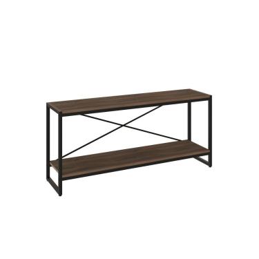 Imagem de Rack P-tv Dynamica 120x30x56cm C-02 Prateleiras Nogal - Est.preta Nogal - Est.preta