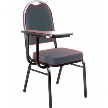 Imagem de Cadeira Universitária Para Auditório Linha Hotel Cinza.