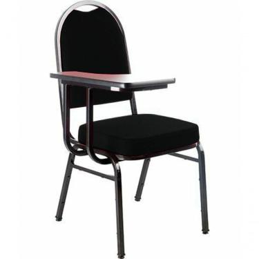 Imagem de Cadeira Universitária Para Auditório Linha Hotel Preto