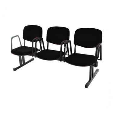 Imagem de Cadeira Em Longarina Para Auditórios Linha Hotel Preto