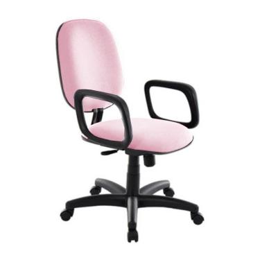 Imagem de Cadeira Diretor Para Escritório Com Braços Linha Uno Rosa