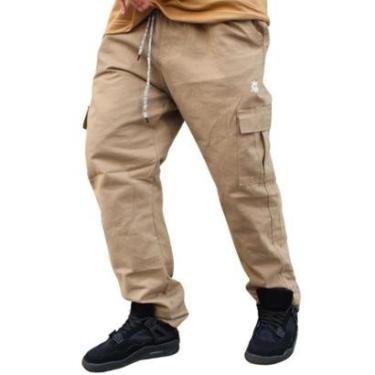 Imagem de Calça Reta CARGO BEGE Masculina Sarja The LEBRON J.-Masculino