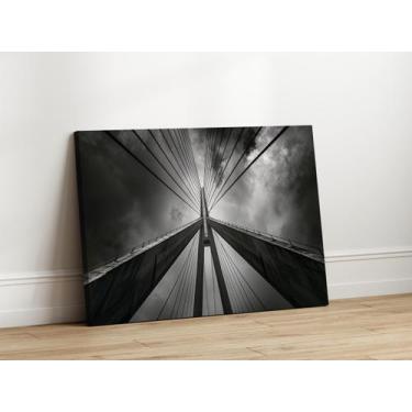 Imagem de Quadros Decorativos  Fotografia Estrada Preto Branco 90x60 Linha Premi