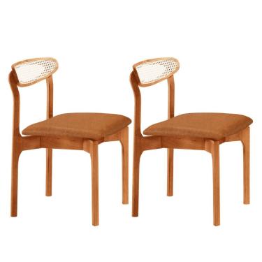Imagem de Conjunto com 2 Cadeira de Jantar Noronha Premium Moderna Mobilia