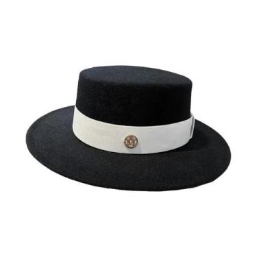 Imagem de Chapéus Fedora Elegantes Para Mulheres, Chapéus Panama Com Laço, Chapé
