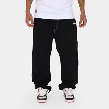 Imagem de Calça Wats Sarja Reta Tag Preta-Masculino