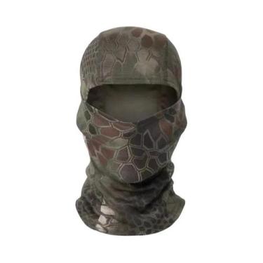 Imagem de Balaclava Camuflada Máscara Facial Completa Para Ciclismo, Caça, Camin